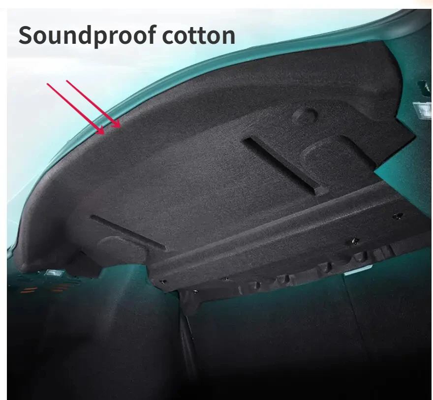 

For tesla model 3 2017-2023 Trunk Lid Sound Insulation Cotton Interior Hood Trunk Soundproof Dustproof Cotton Mat Auto Parts