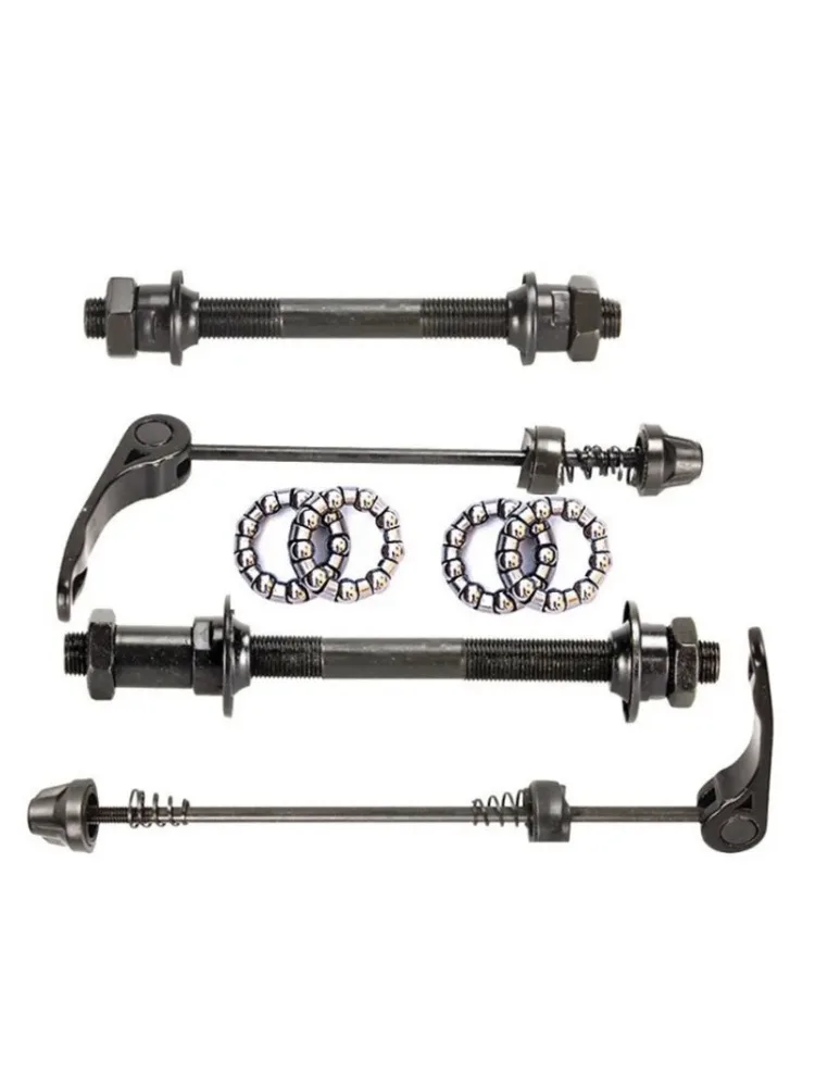 AliExpress NONE Universal MTB Quick Release Skewer Kit Wear Resistant Front Rear Axle 25mm 1/4 Hub Bearings 6-8Speed Bike Replacement Parts