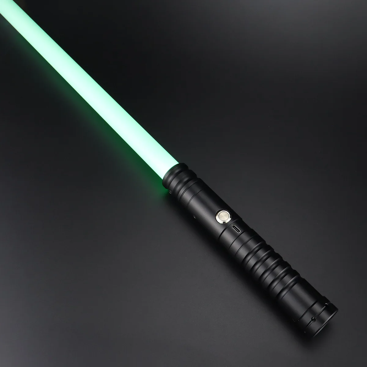 

RGB Lightsaber Metal Hilt 7/8 Inch Size 57cm Length PC Blade One Set Sound 7 Saber Color Style Laser Sword Children Toys