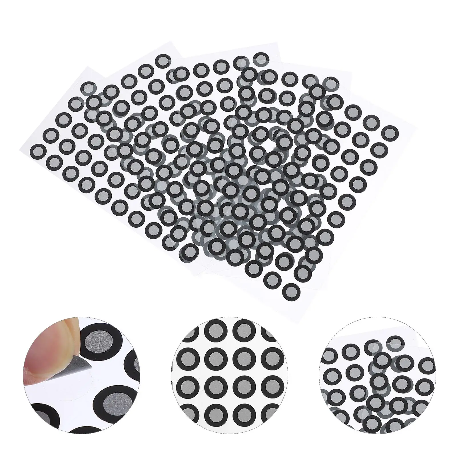 

5 Sheets 3D Scanning Marker Reflective Markers Sticker Marking Point Reflection Scanner Stickers Scan Tracking Dots