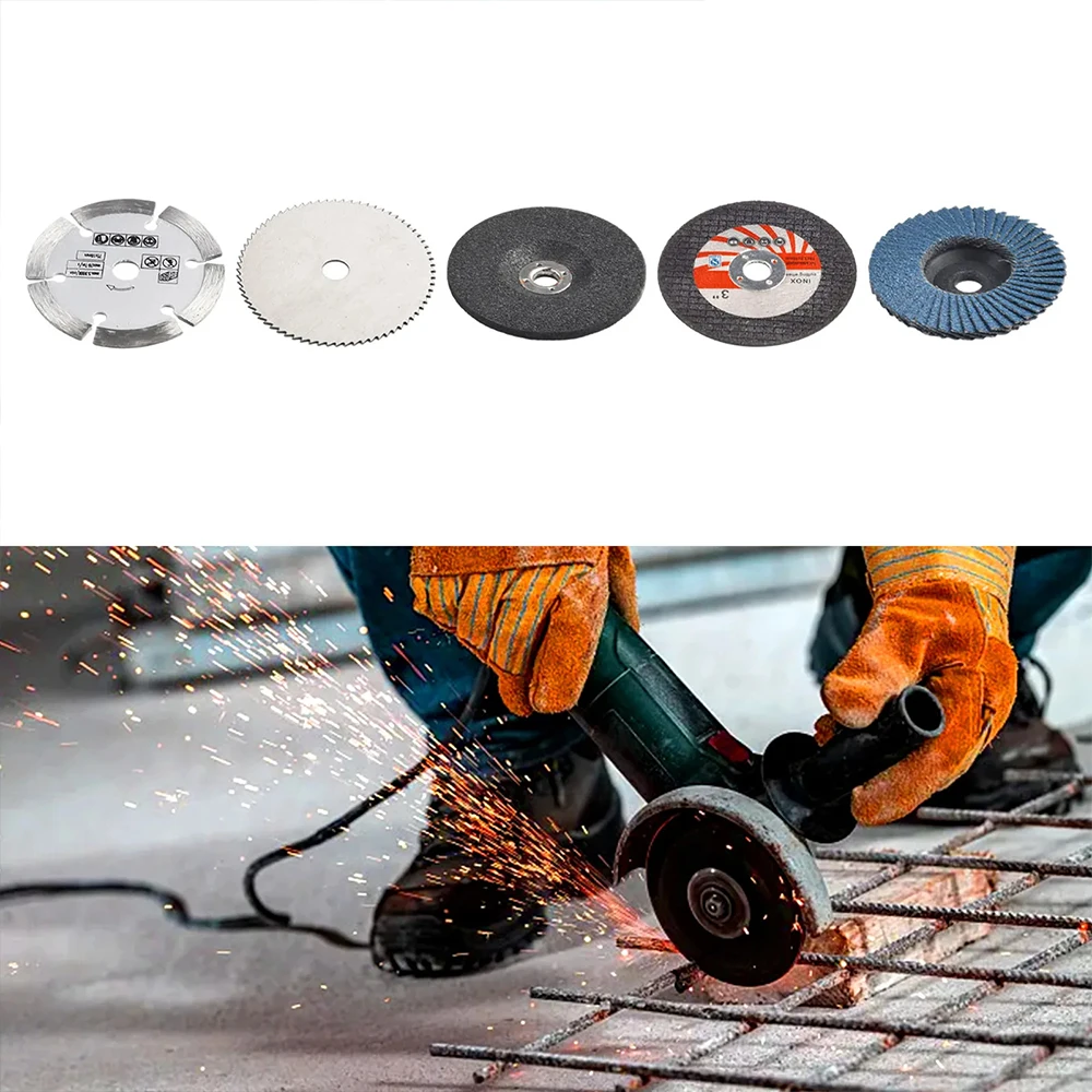 5pcs Cutting Disc 75mm Circular Saw Blade Grinding Wheel,For Grinding Iron Cutting Home Improvement Angle Grinder Attachment