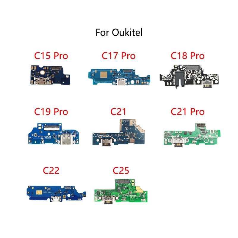 USB Charge Dock Port Socket Jack Plug Connector Flex Cable For Oukitel C15 Pro 17 18 19 21 22 25 Charging Board Module