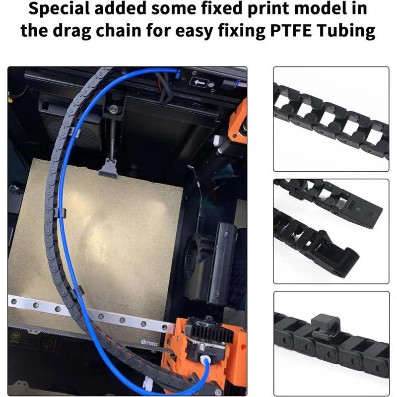 PORK-Drag Chain And Filament Runout Sensor For K1 Max CNC Machine - Essential Upgrade