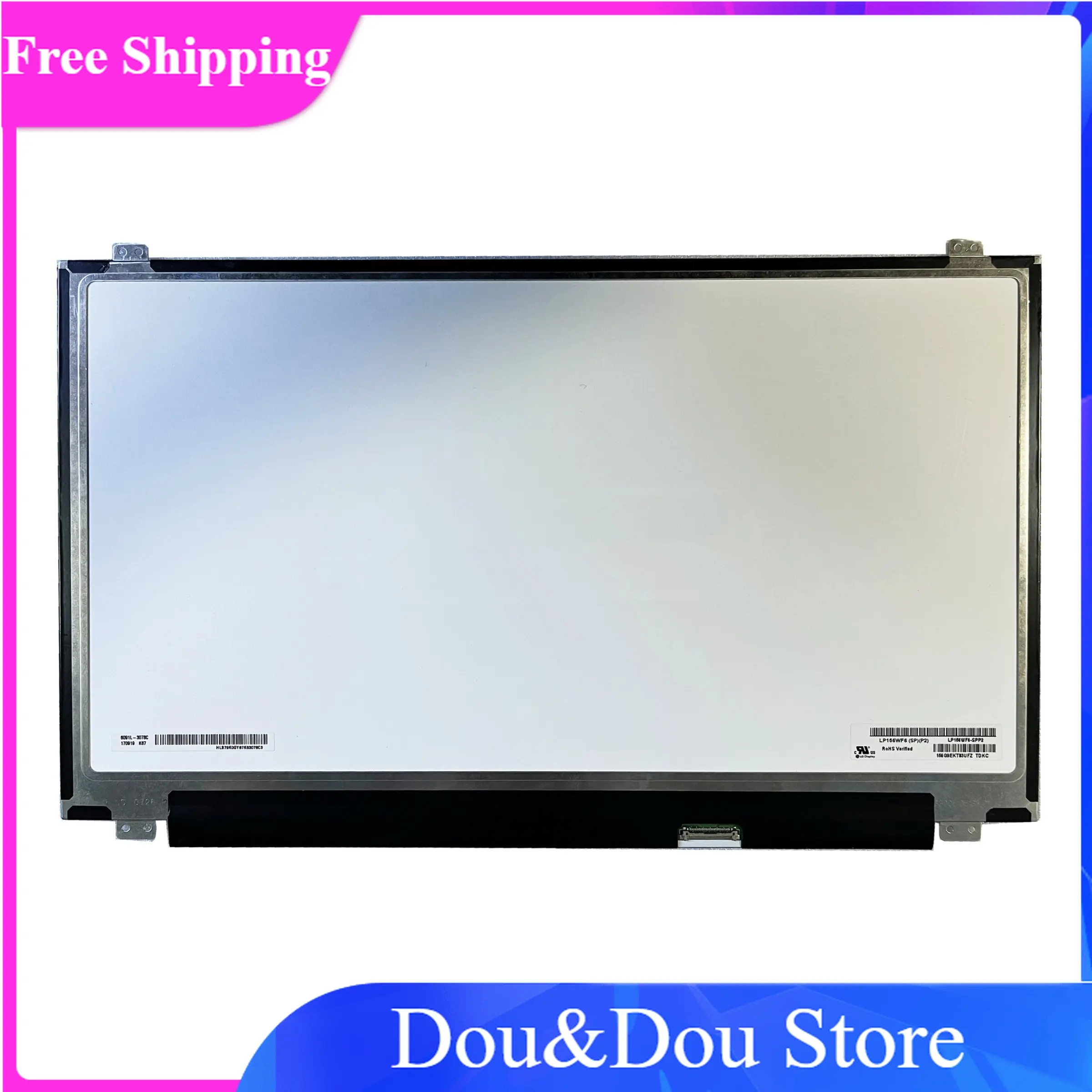 

LP156WF6 SPP2 15.6inch 30pins 72%NTSC 300cd/m² Laptop 1920*1080IPS For LG LCD EDP LED Screen