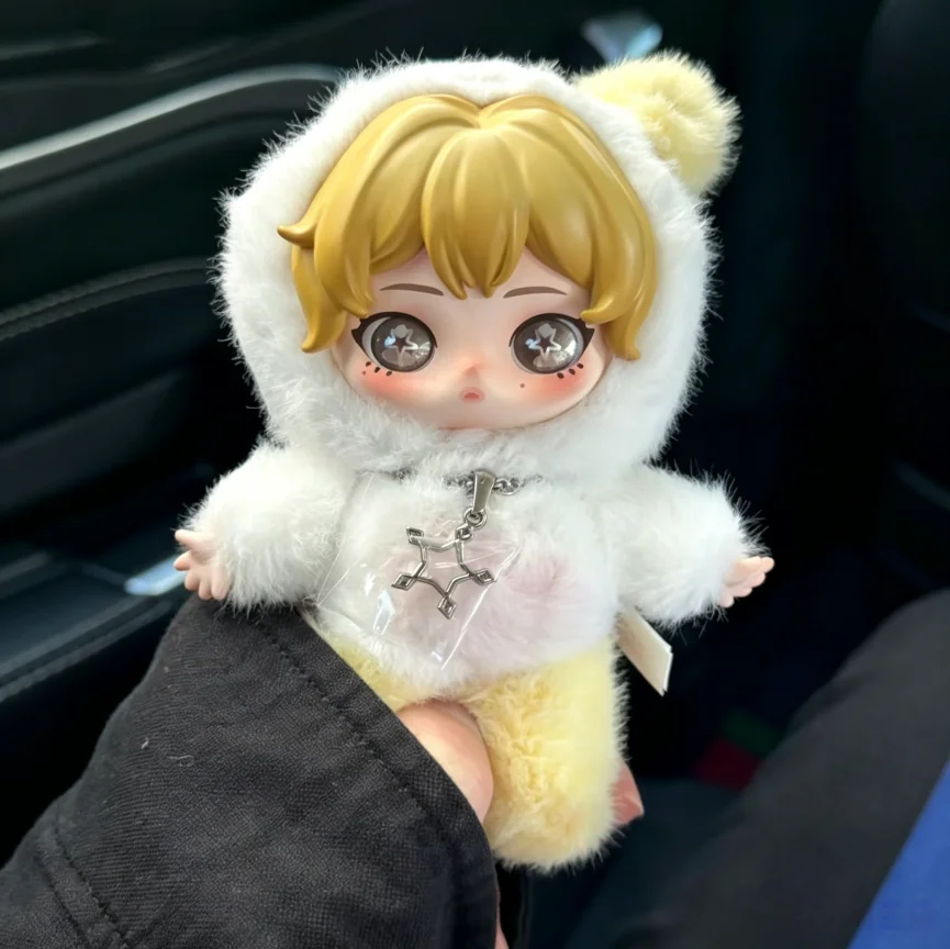 

POP MART Aespa FLUFFY CLUB SERIES Mystery Unbox Bag Cute Kawaii Doll Anime Figure Ornament Present Set