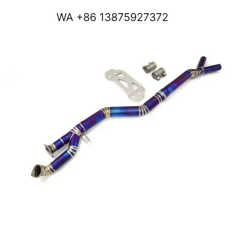 Wmwmnu ING Titanium Alloy Midpipe Exhaust Pipe with Baffle for M2 G87 3.0T High Quality Auto Performance Tuning Parts
