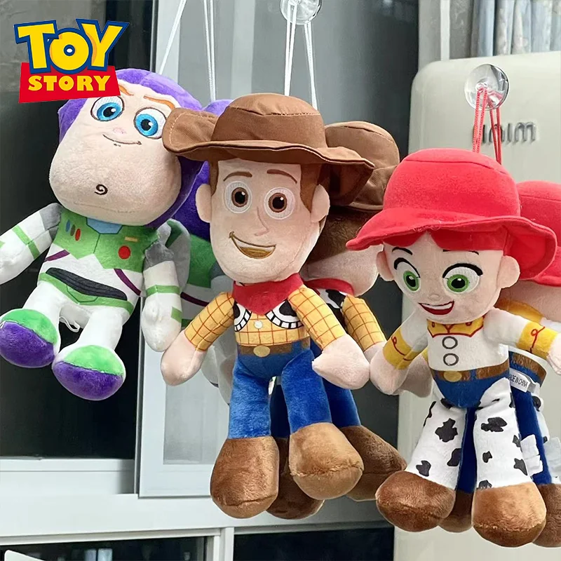 2025 Hot Toy Story Buzz Lightyear Woody Plush Doll Space Ranger Stuffed Toy Jessie Plushie In Stock Fast Shipping Kids Gift