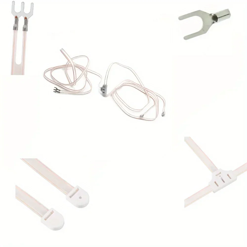 300-Ohm FM-dipool T-vorm radio-antenne met spade-terminal voor indoor home kabel stereo tuner-ontvanger