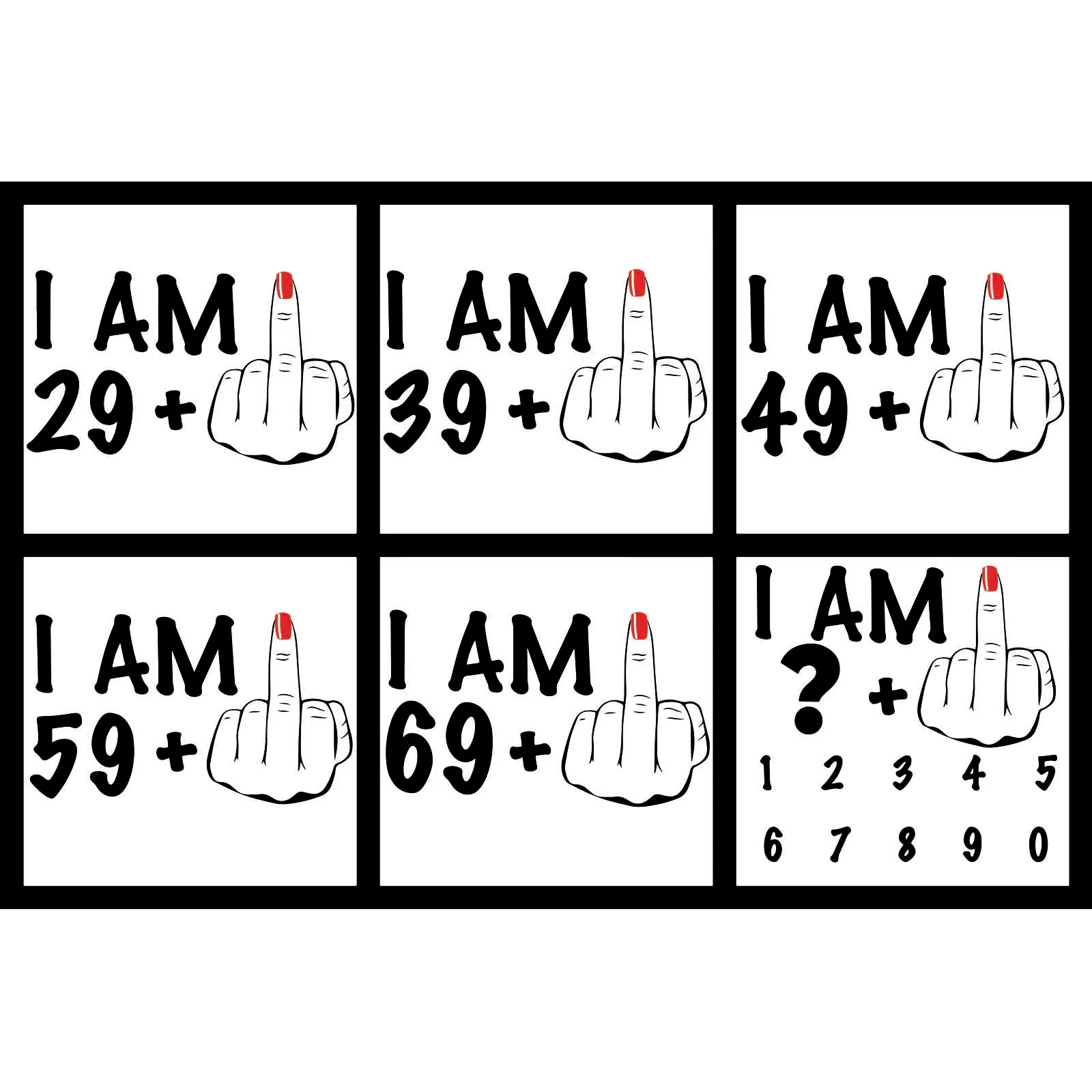 I'm 39 49 Plus Middle Finger Custom Years Old T Shirt Funny 40th 50th 60th Personalized Birthday Gift Tops Cotton Unisex T-sh