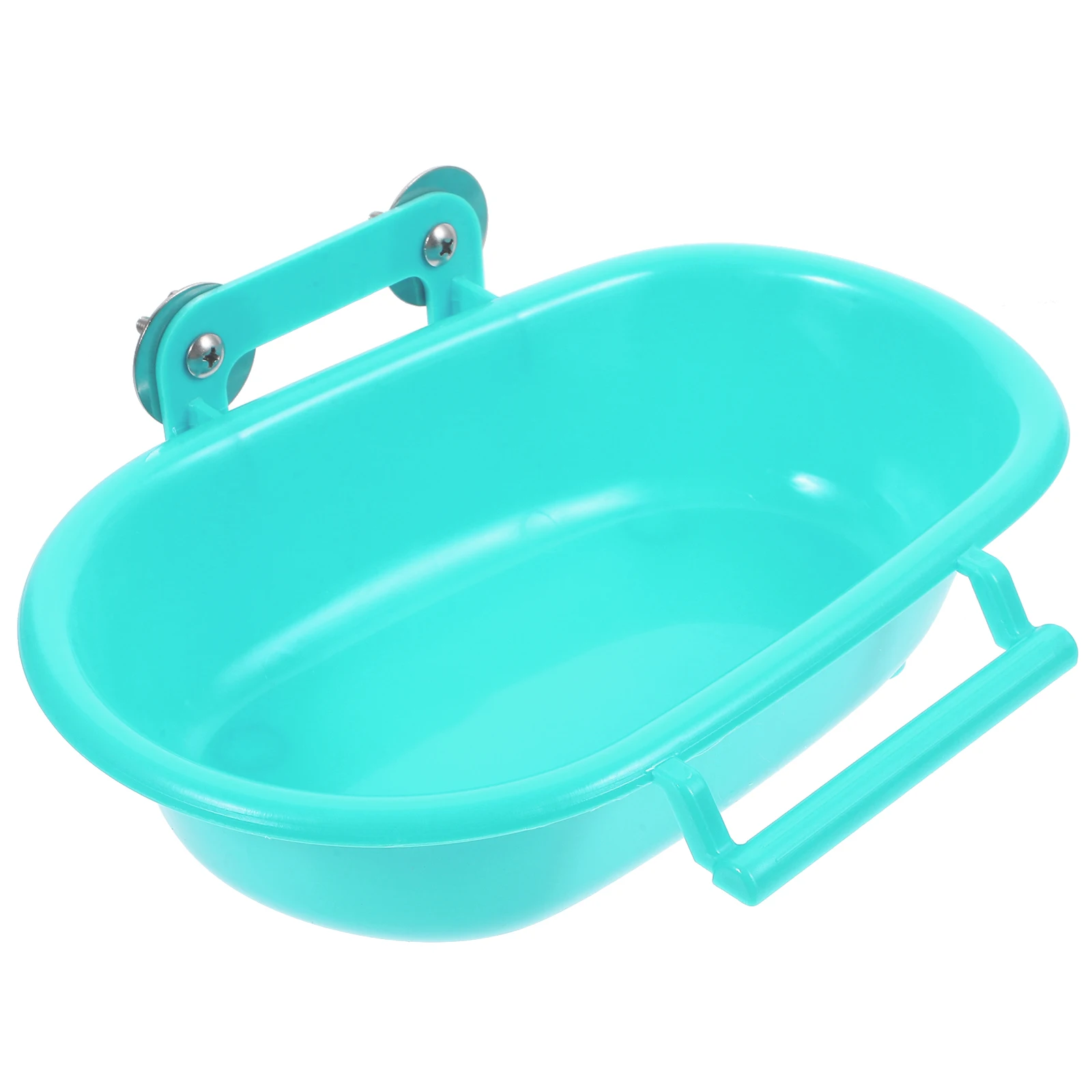

Parrot Bath Tub Bird Basin Cage Baths Reusable Hanging Shower Box Durable PP Practical Easy Pet Grooming