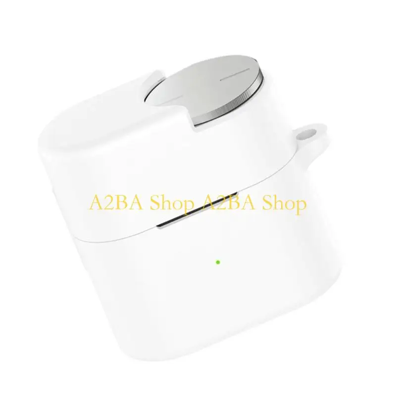A2BA Full Cover Earbud Sleeve Soft Silicone Case, for NothingCMF ClipPro Front Light Opening for Commute Bag and Desk Use