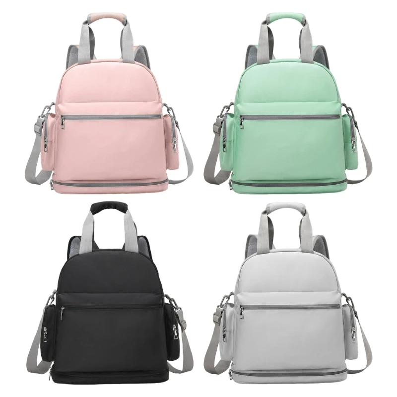Fashionable & Practical Diaper Backpack Convenient & Large for Modern Mother N84E