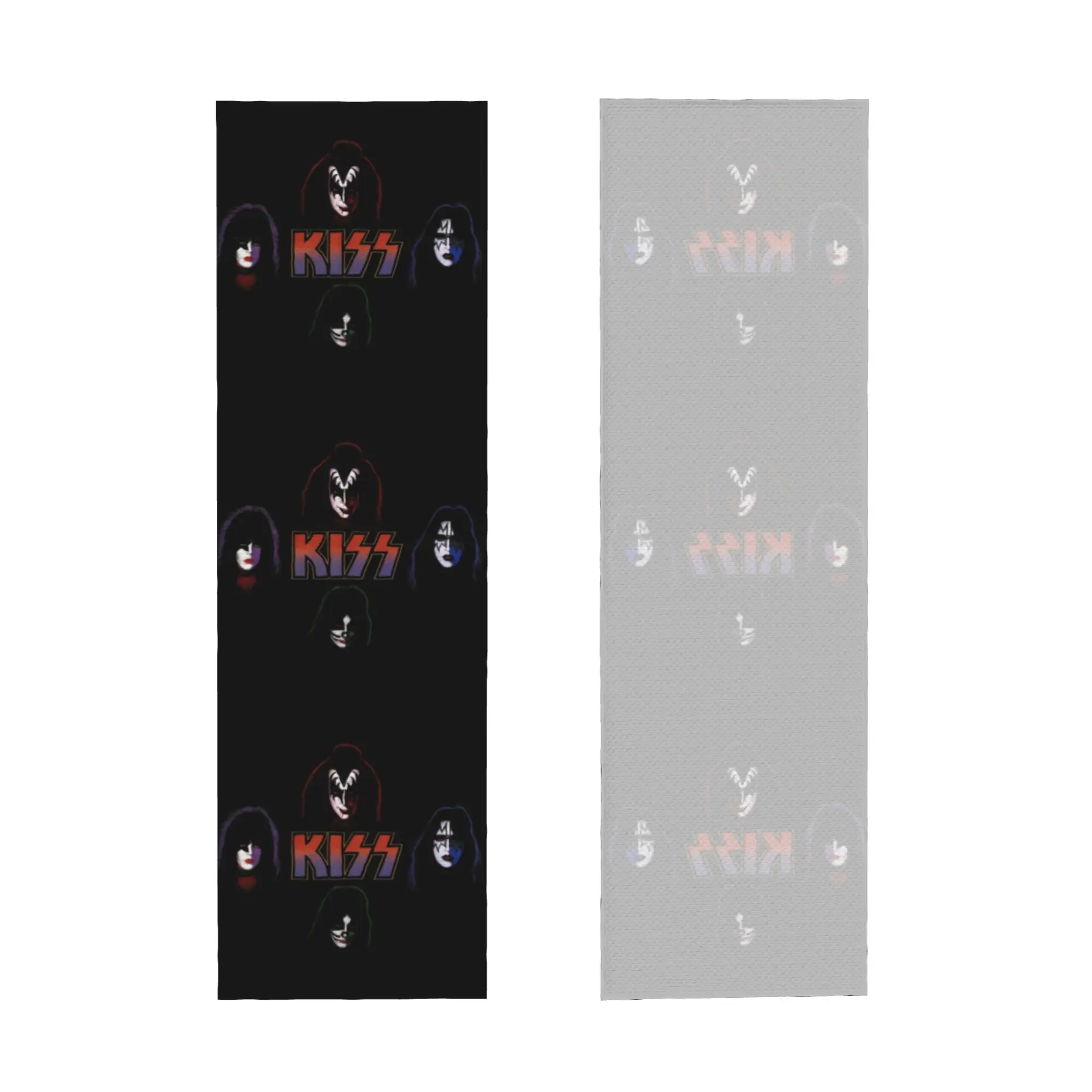 Cold Exercise Towel Crazy Rock Kiss Band Beach Sports Yoga Towel Swimming Camping Towel Refreshing Sports Scarf Face Towels