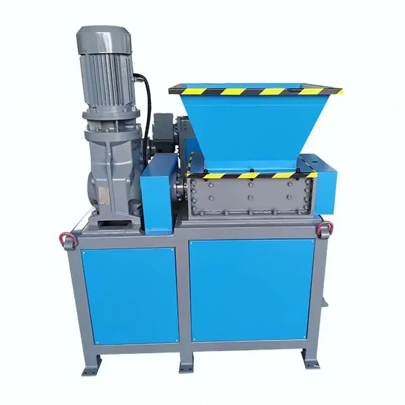 Plastic Mini Single Shaft Shredder Shredding Machine of Woven Bag and Tire Recycling for Shredding Fabric