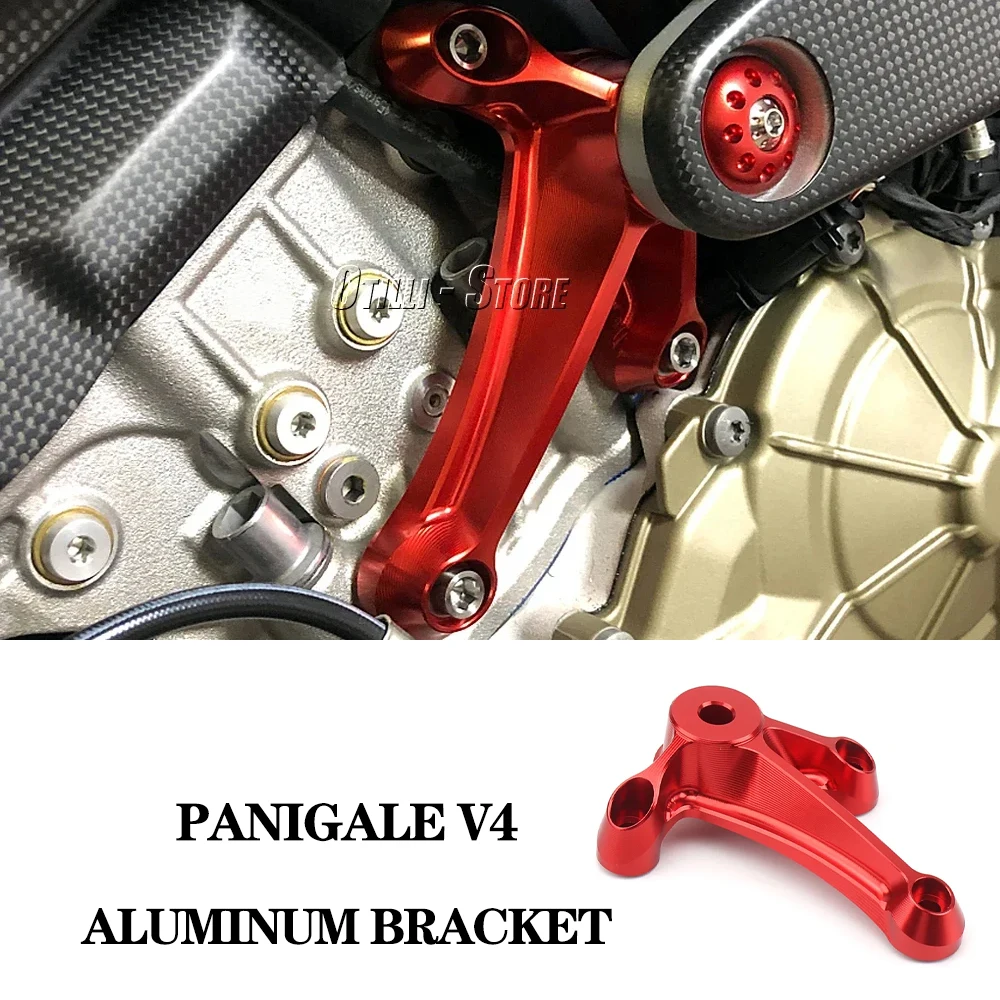 

Motorcycle For DUCATI STREETFIGHTER Streetfighter V4 PANIGALE Panigale V4 New Engine Right Upper Aluminum Bracket Parts 1 sold