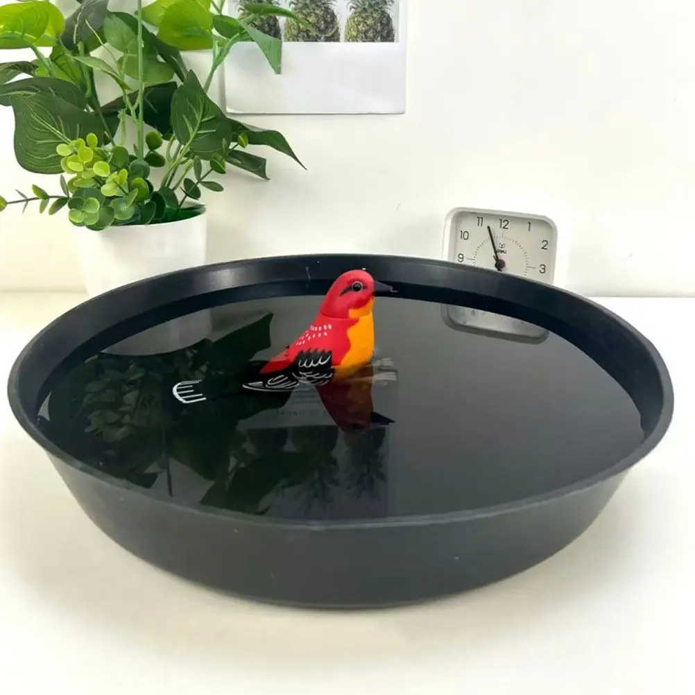 Round Bird Cage Bath Tray for Parakeets Conures Lovebirds Effortless Installation Comfortable Bathing Experience Bird Cage Bath
