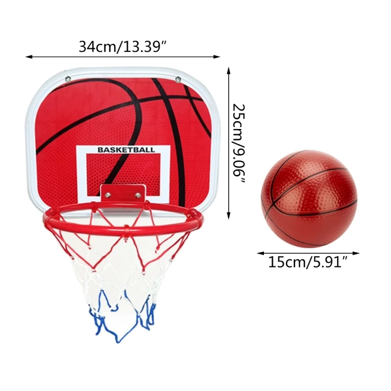 Springkussen en geruisloze muurbasketbalset voor binnenactiviteiten, biedt entertainment voor kinderen en is veilig voor D5QF