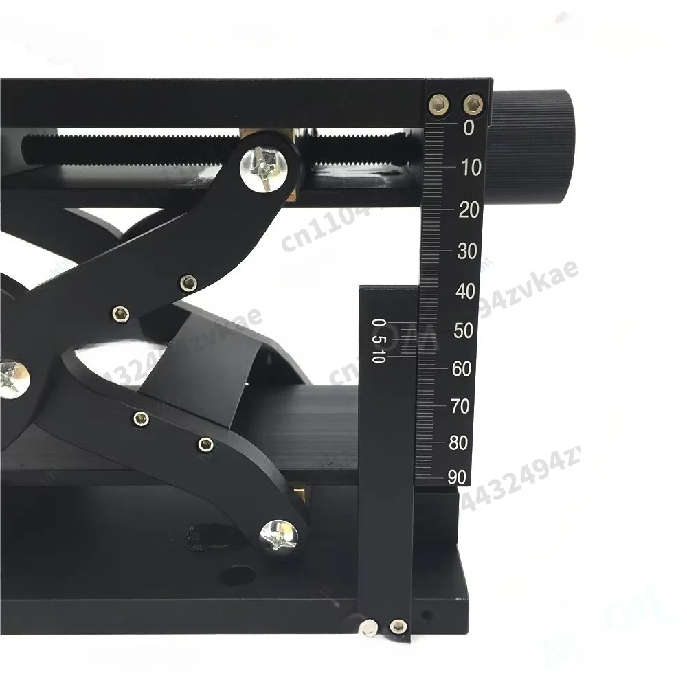 Stage Displacement Platform 120*80 210*150mm HTZ120 HTZ210Z Axis Scissor Manual Sliding Table Vertical Lifting Platform Linear