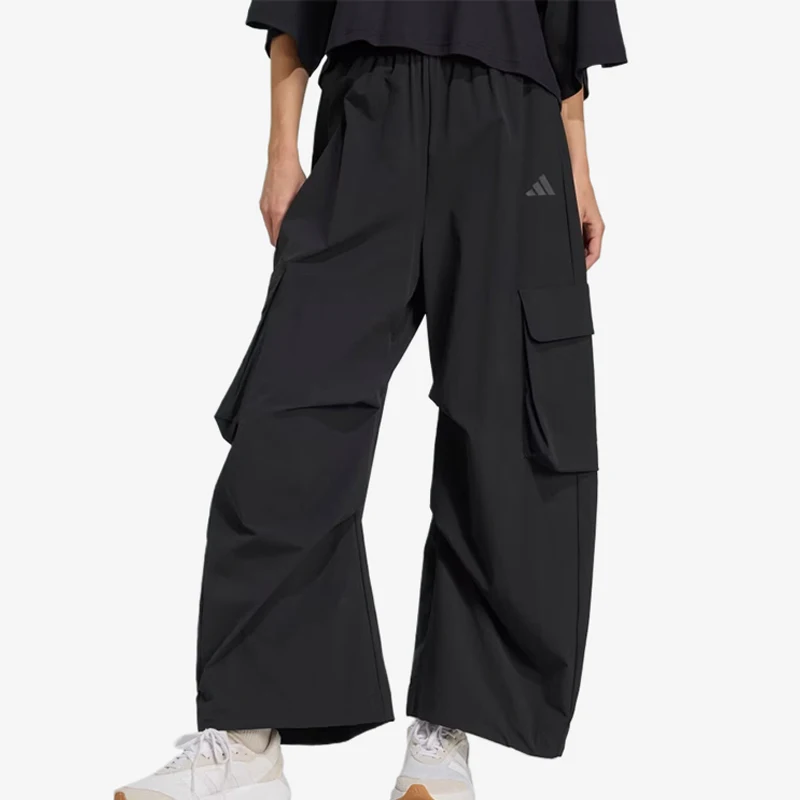 Adidas genuine Sportswear new women's black street work pants JM8442