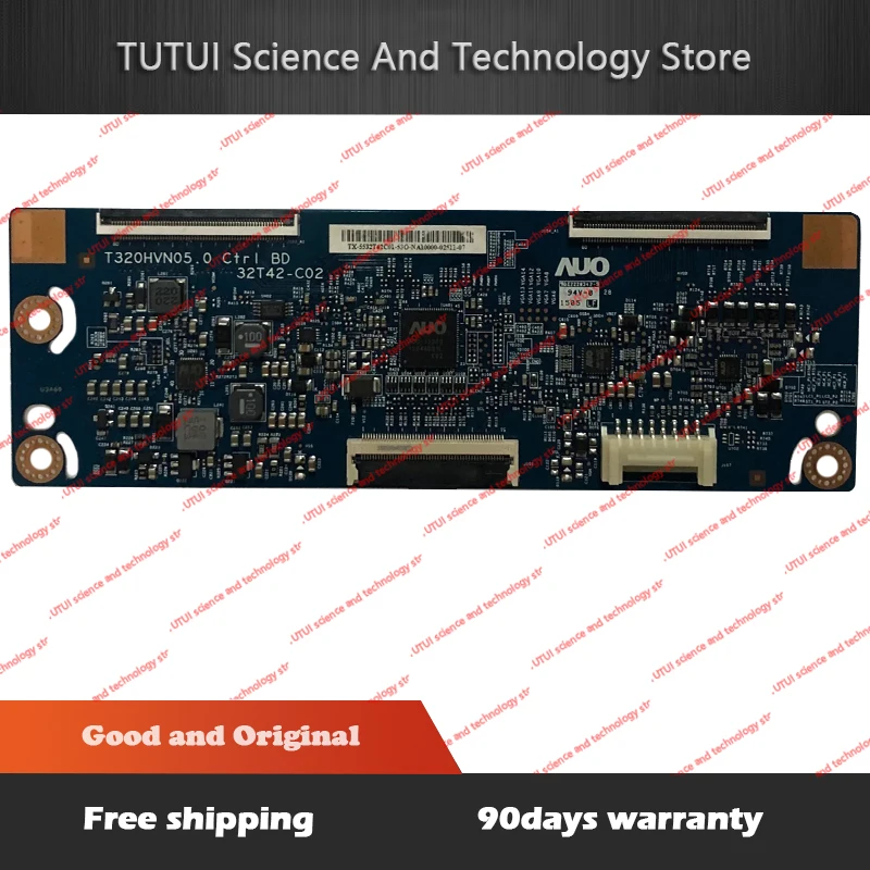 Good working for UE32H5000AKXXU Tcon T320HVN05.0 32T42-C02 Screen GH032BGA LCD display logic board TEST OK