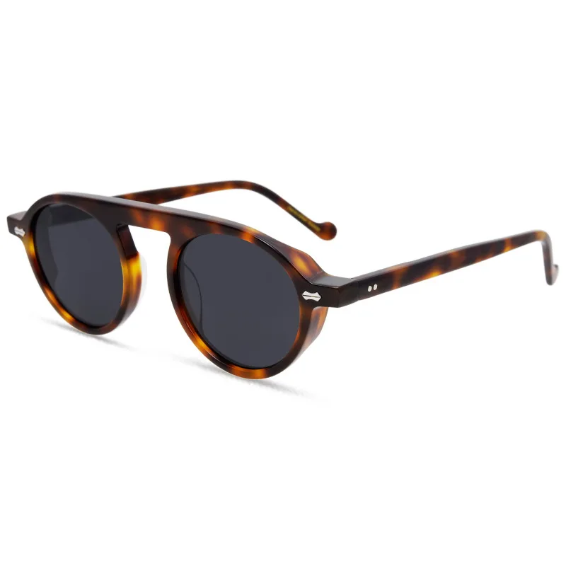 

New high-end retro single beam acetate sunglasses for outdoor sports men's model UV400 women's driving sun glasses