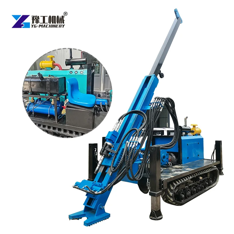 Hot Sale Fully Automatic 300m Depth Water Well Drilling Rig Hydraulic Clamp Core Components Motor Rotary Drilling Rig Customized