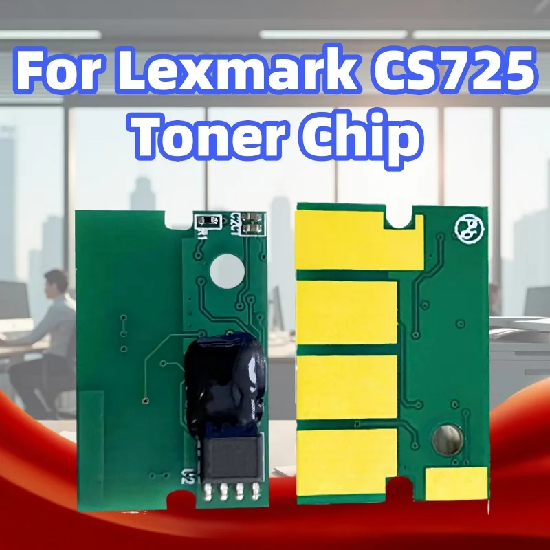 

4 шт. CS725 CS720 CX725 заправка тонера для Lexmark CS720de CS725de CX725de принтера 74C10K0 74C20K0 74C30K0 74C20M0 картридж