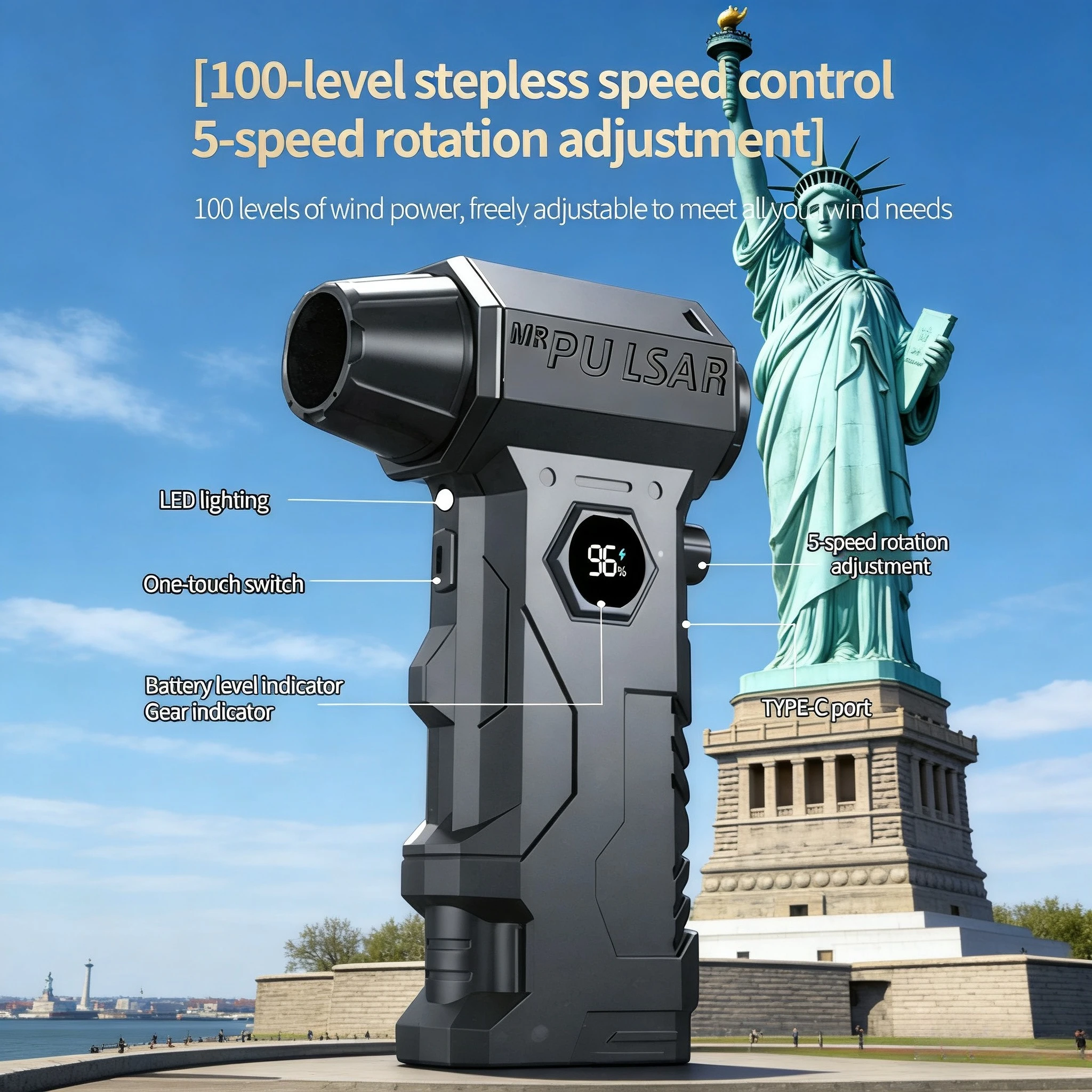 

Новый портативный турбовентилятор X7 с бесщеточным двигателем, 300000 об/мин, перезаряжаемый, для сушки и удаления пыли