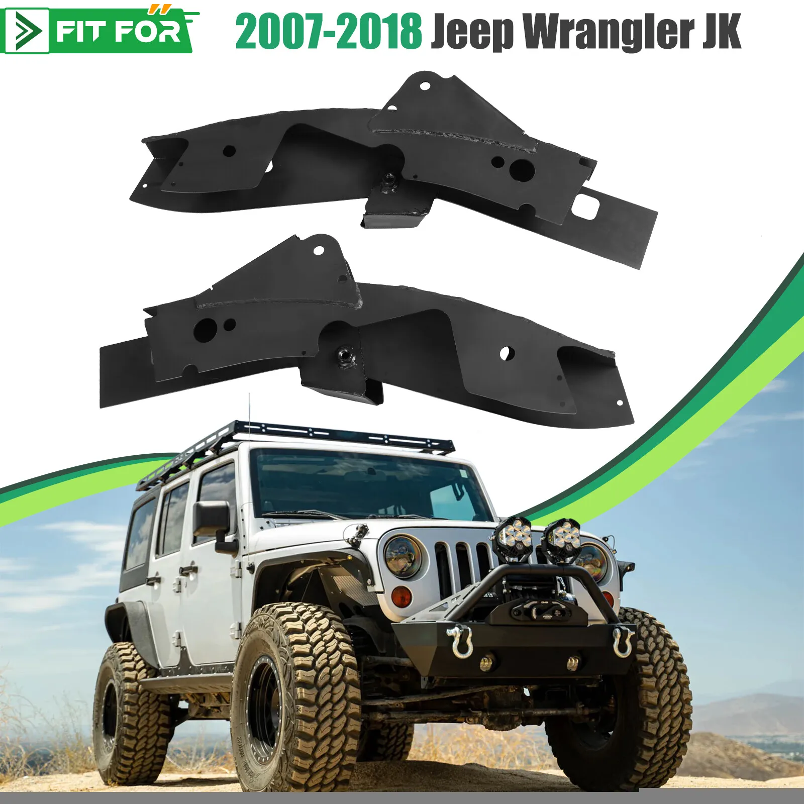 

Rear Control Arm Repair kit for 2007-2018 Jeep Wrangler JK Heavy Duty OE Style