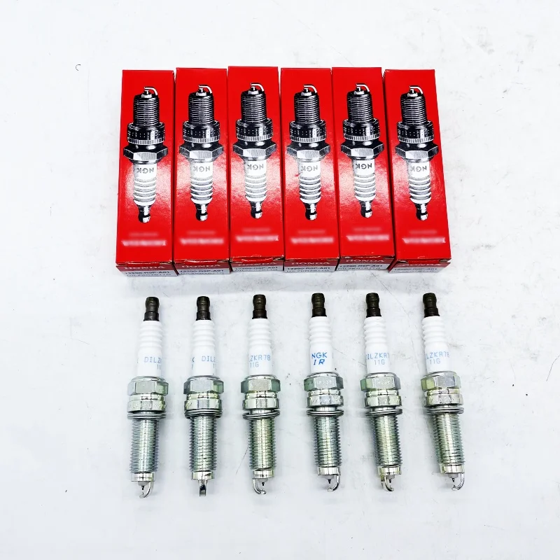 

6 шт. 12290-R9P-A01 подходят для 95350 HONDA MDX TLX RLX DILZKR7B11G Свечи зажигания