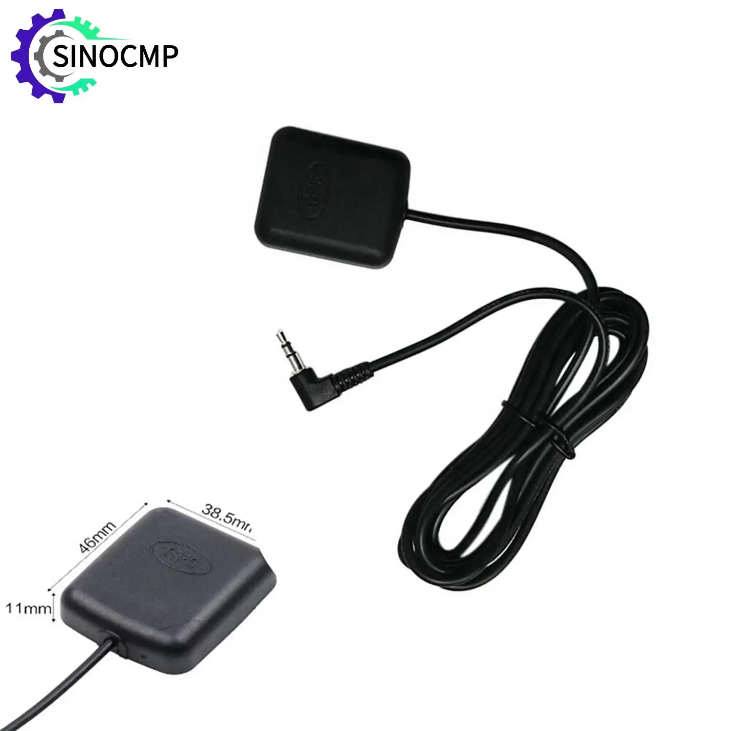 3.5mm Elbow External GPS Antenna For Cars Truck SUV Dash Cams Dash Camera Car GPS Signal Antenna Auto Signal Enhance Device Part