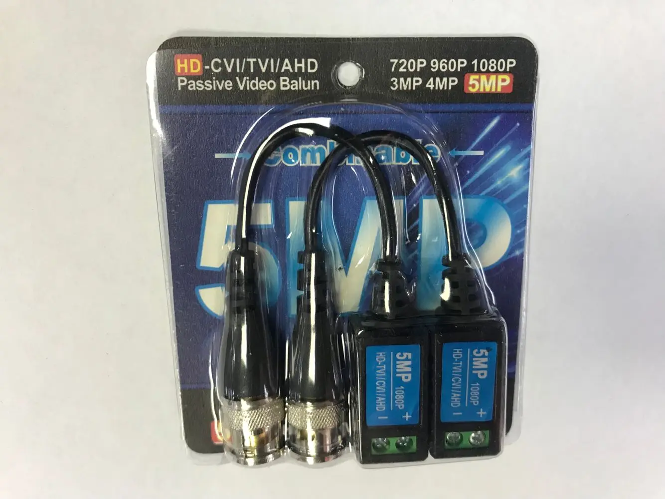 5MP HD CCTV Twist Pair Passive Video Balun UTP bnc transciver