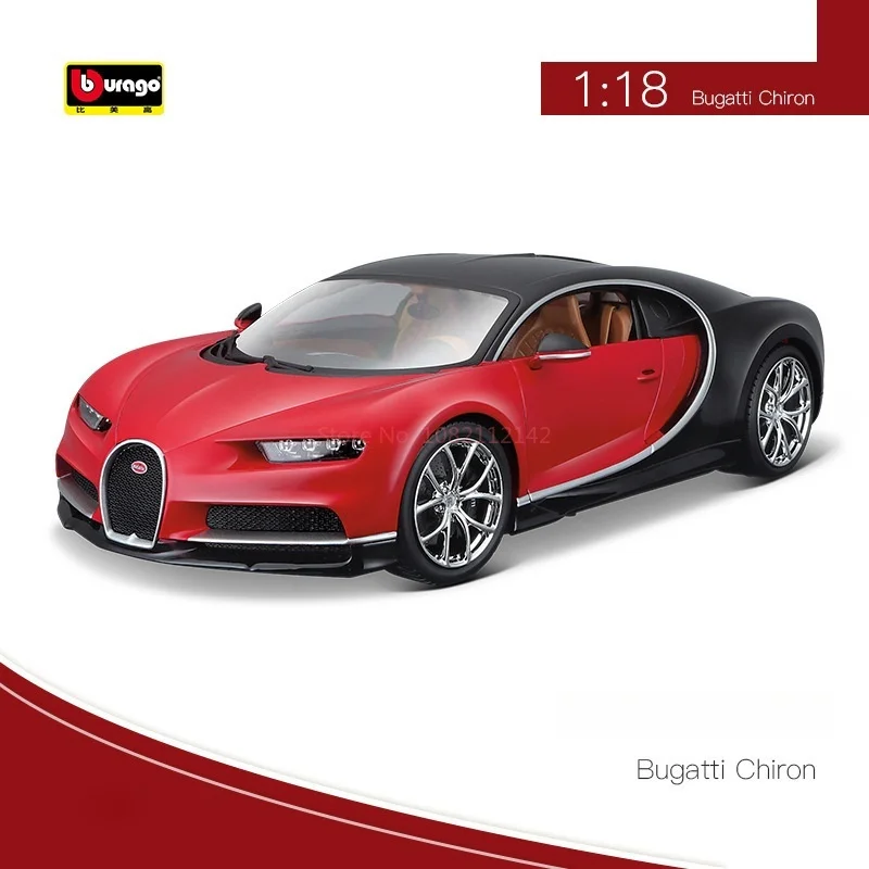 Original 1:18 Bruago Bugatti Divo Chironแบบคงที่จําลองMiniatureรถDiecast Collectionของขวัญของเล่นของขวัญวันเกิด