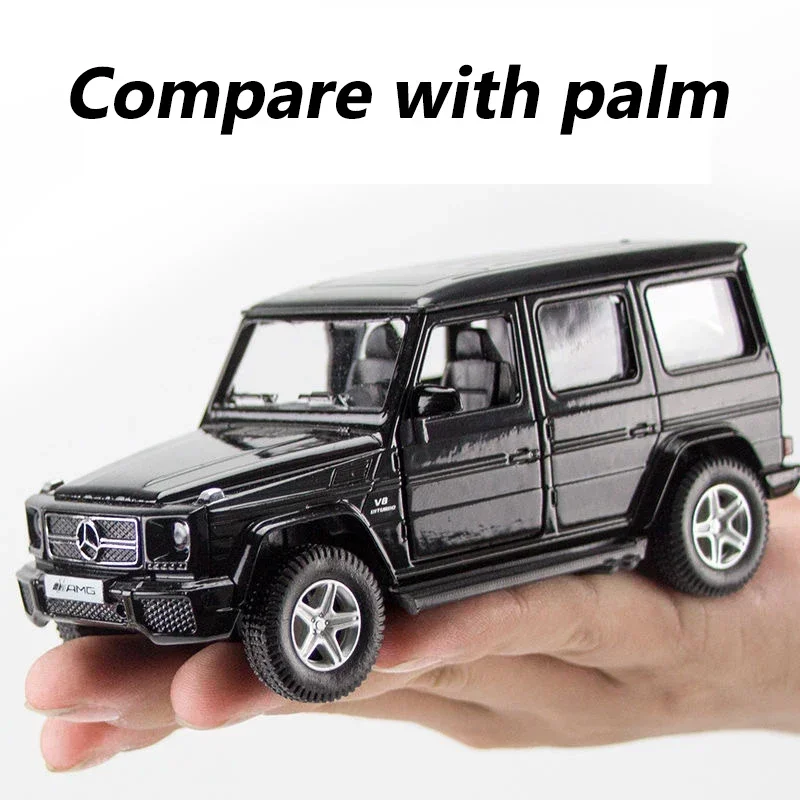 G63 Modello di auto in lega pressofuso in scala 1:36 Giocattoli per auto per ragazzi Regalo di compleanno Collezione di auto