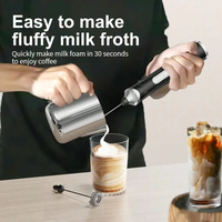 Electric egg beater, milk frother, 3-speed USB charging handheld cream mixer, coffee cream stick, kitchen tool, food mixer