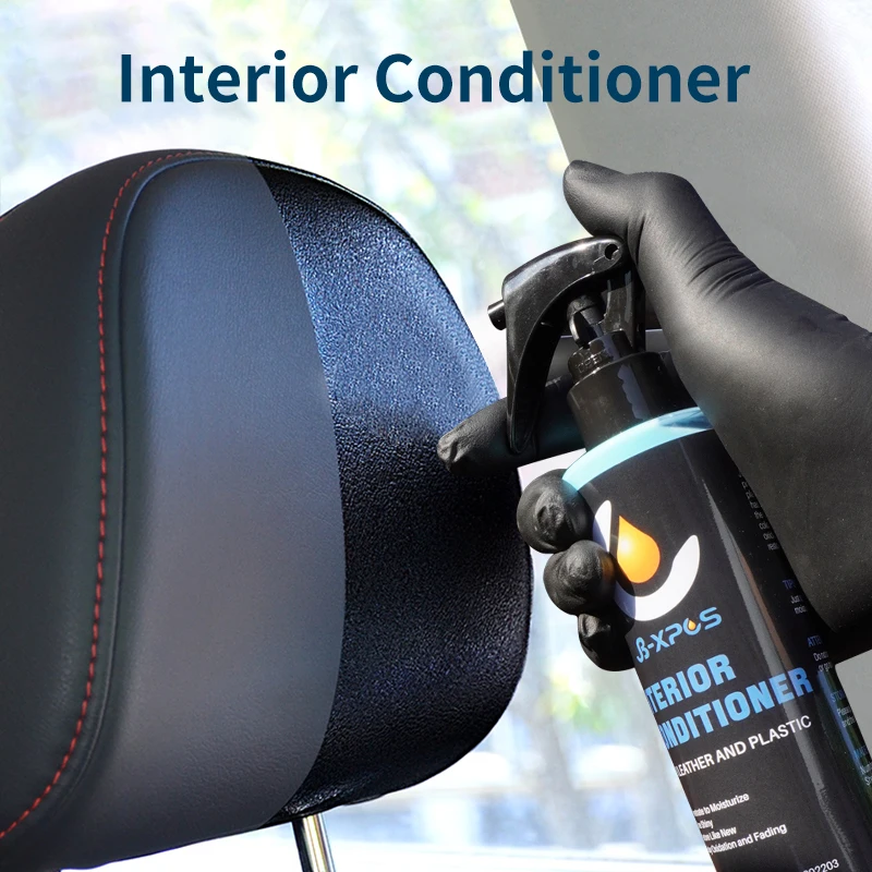 JB 3 Interior Conditioner Plastic Restore Super Shine Gloss Liquid leather Cleaner Non-greasy Quick Coating Spray Car Accessory