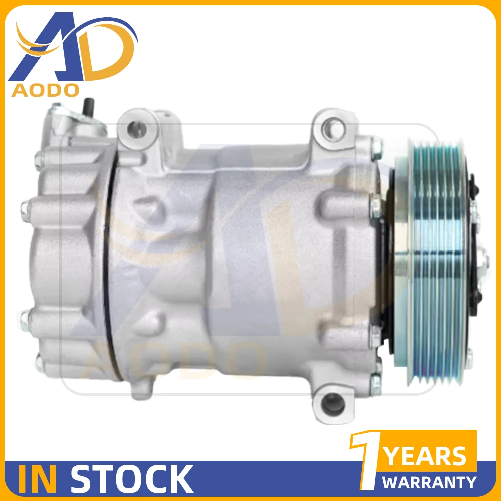 9800839580 9671216780 9659875880 9651911480 9656483580 ​6453QN AC Compressor For Peugeot 307 308 807 607 406 Citroen C4 Berlingo