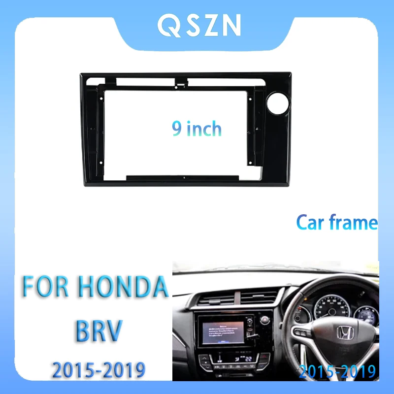 

For Honda BRV 2015-2019 RHD 9 Inch Car Radio Fascia Android MP5 Player Panel Casing Frame 2Din Head Unit Stereo Dash Cover