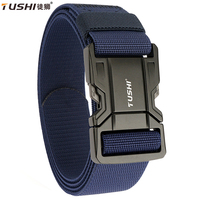 TUSHI Metal Buckle Men Belt Army Outdoor Hunting Tactical Multi Function Combat Survival Marine Corps Canvas For Nylon Male Belt