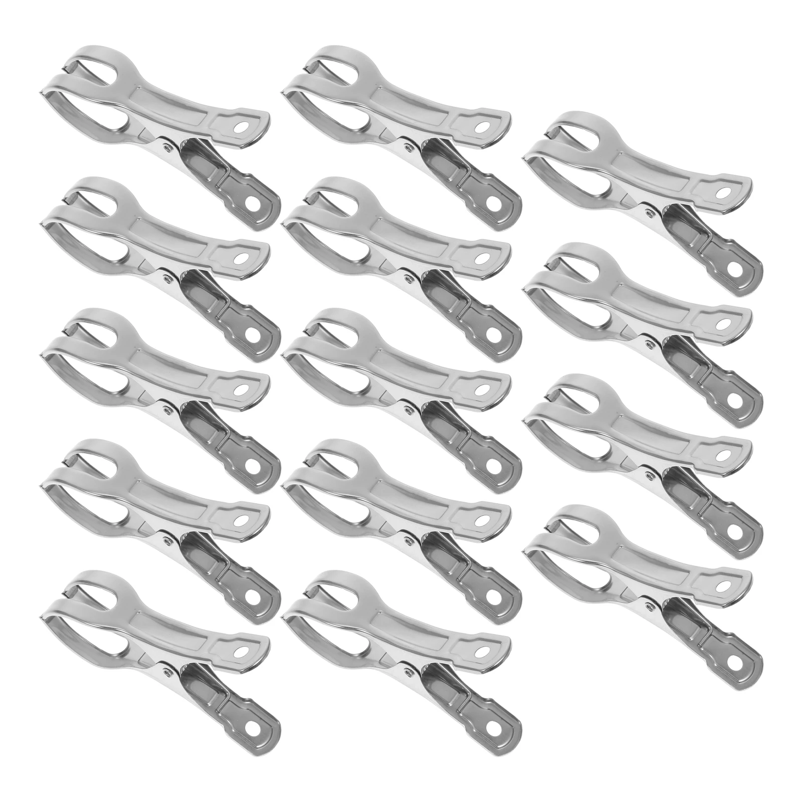 

30pcs Pool Cover Clips Stainless Steel Windproof Clamps Clothing Towel Fixing Swimming Multipurpose Spa Storage
