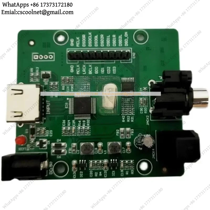 JS01 I2S Coaxial Optical HDMI Digital Audio Converter Multichannel DSD Splitter