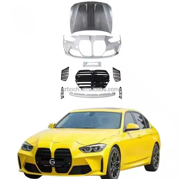 

Genuine Bodykit for 3 Series F30 F35 320i 350i 330i Upgrade 2022+ G80 M3 Front Car Bumpers Car Grille Engine Hood M3 Bonnet
