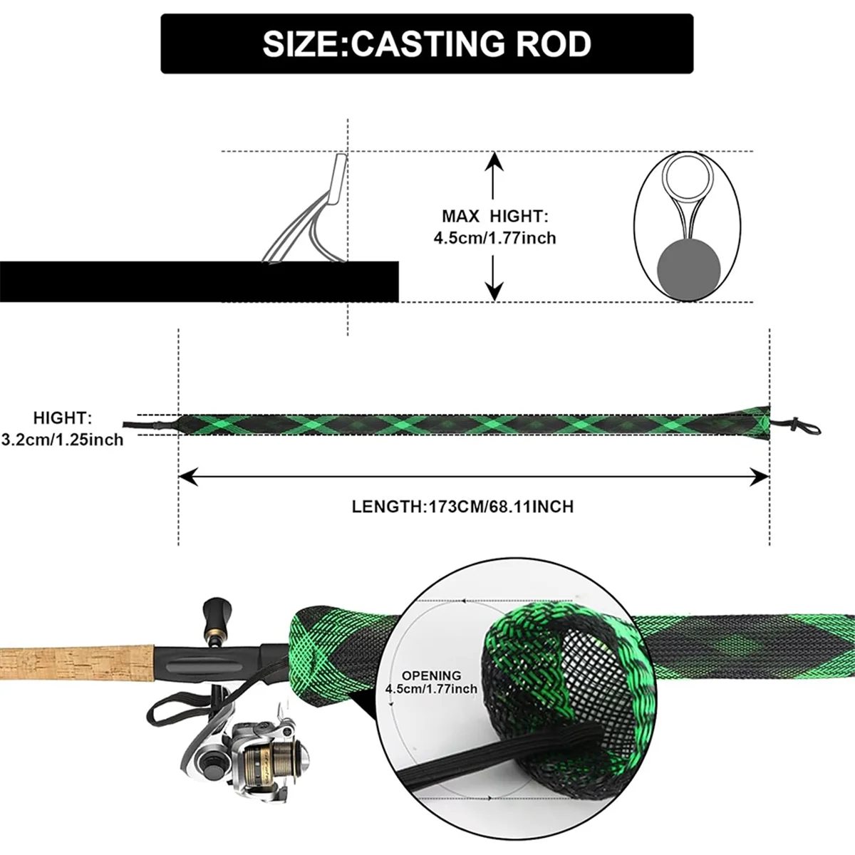 Abjq Fishing Rod Sl…