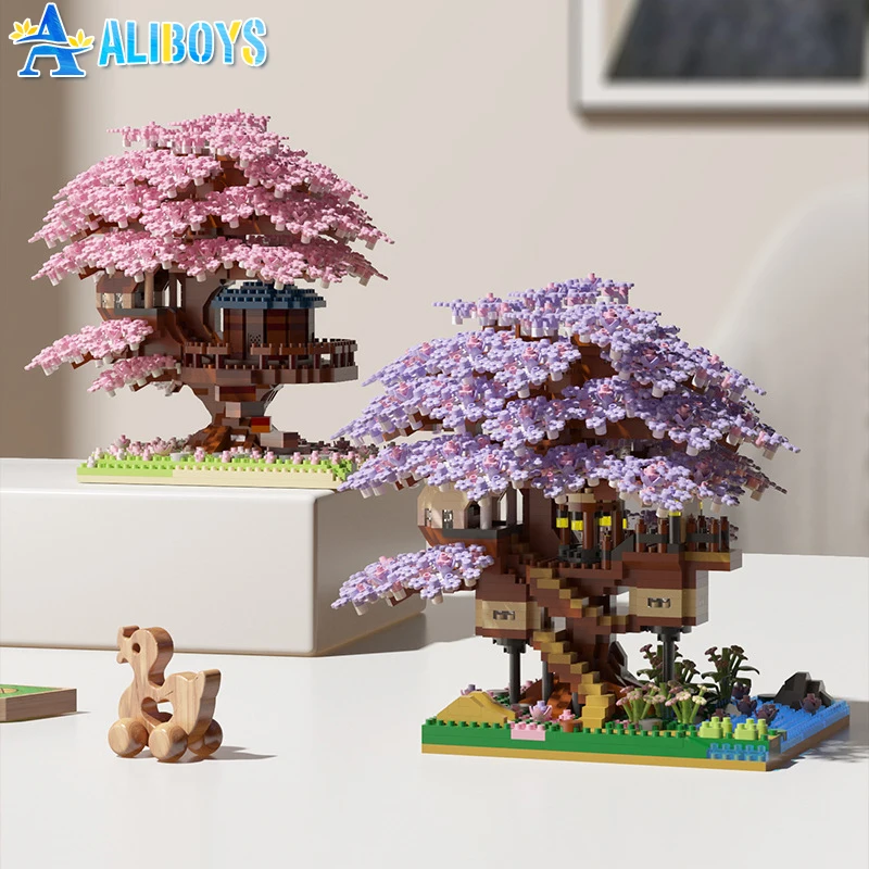 

DIY Tree House Building Block City Street Treehouse Assembly Brick Model Home Decoration Kid Girl Christmas Birthday Gifts