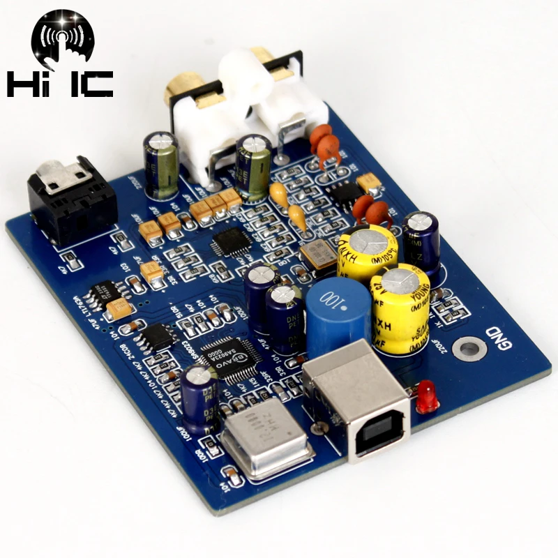 

HIFI Audio ES9018K2M SA9023 USB DAC Decoder Board External Sound Card Support 24Bit 96k