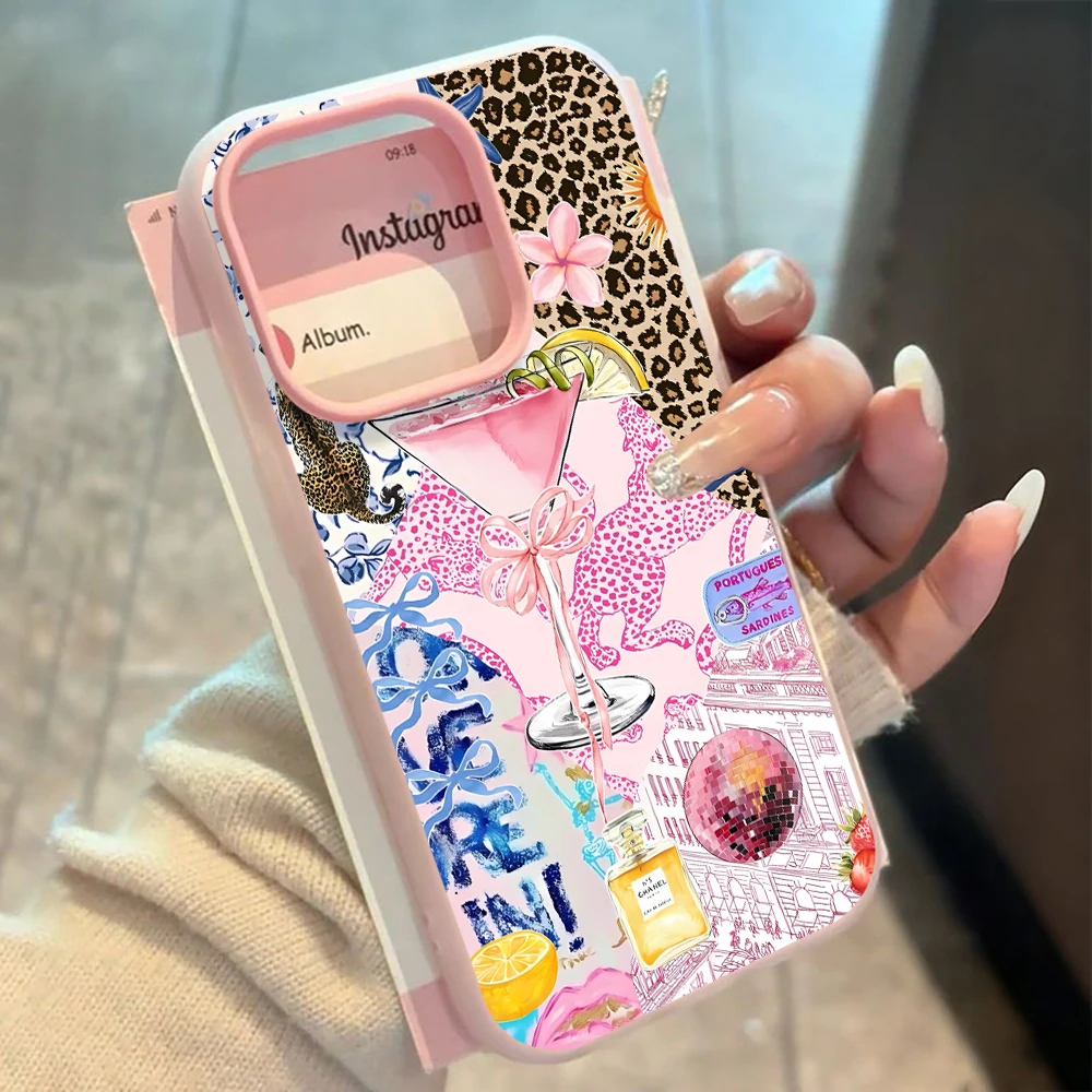Für iPhone 17 15 16 14 Pro Max Hülle Plus Künstlerische Retro-Collage-Abdeckung Für iPhone 13 11 12 ProMax XS XR Plus Sturzsichere INS Hüllen – Detail 1
