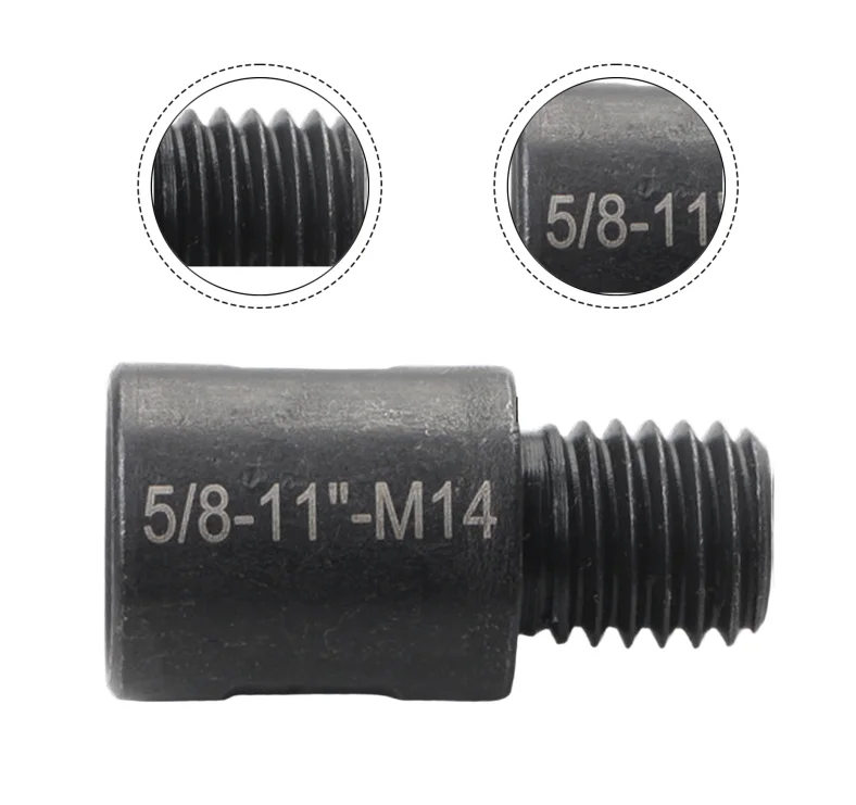 

M10 For M14 4pcs Thread Adapter Converter For Angle Grinder Drill Bit Shank Angle Grinder Shaft Adapter Interface Connector