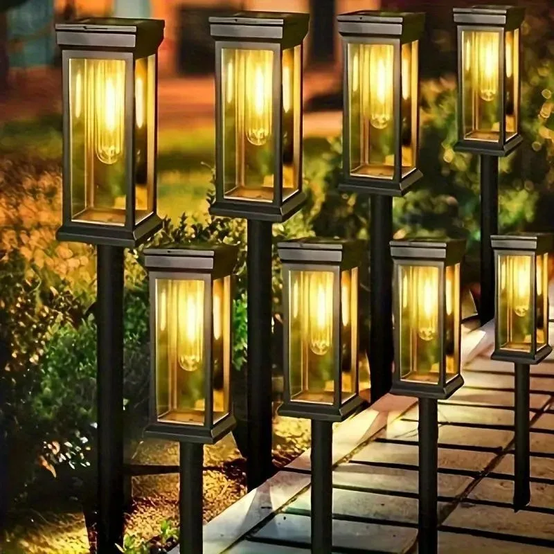 Outdoor Solar Lights Bright and Durable Solar Landscape Street Lights Solar Garden Lights for Yard Sidewalks