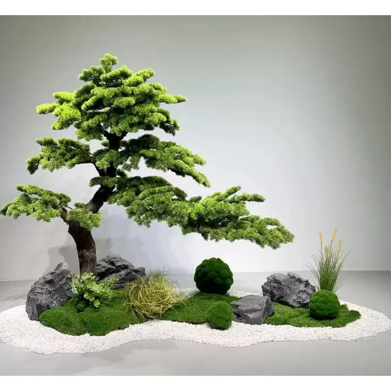 

T-358 High Quality Artificial Tree Landscape Indoor Outdoor Plant Landscape for Staircase Entrance Window Display Decoration