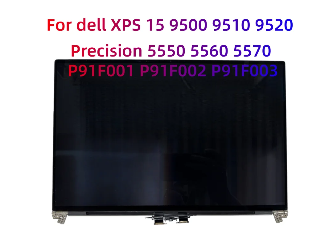 For dell XPS 15 9500 9510 9520 Precision 5550 5560 5570 P91F001 P91F002 P91F003 Screen LCD Touch Display Replacement Assembly